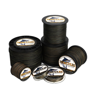2000M 2187Yds Camouflage 6lb-100lb HERCULES PE Braided Fishing Line 4 Strands HERCULES